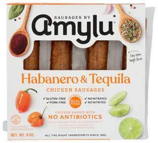 Sausages By Amylu Sausage Chkn Hbnero Teqla