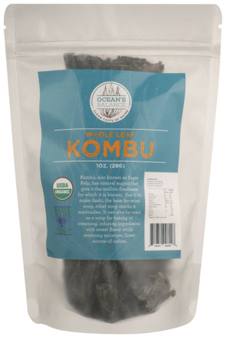Oceans Balance Ssnng Kombu Whole Leaf