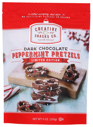 Creative Snacks Pretzel Ppmnt Drk Choc