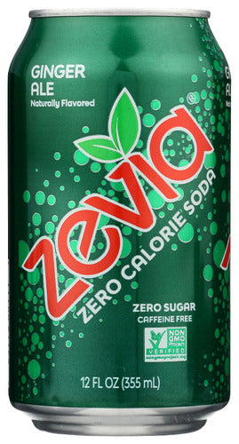 Zevia Soda Zero Gingr Ale 12pk