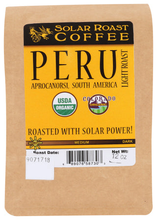 Solar Roast Coffee Llc Coffee Wb Peru