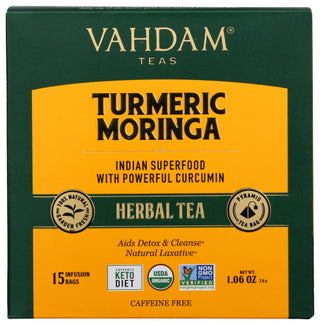 Vahdam Teas Tea Tumeric Moringa Hrbl