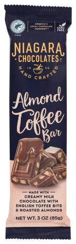 Niagara Bar Milk Choc Almond Toff