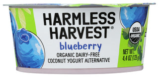 Harmless Harvest Yogurt Cup Df Blueberry