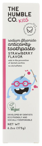 The Humble Co Toothpaste Kids Strawberr