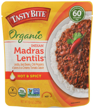 Tasty Bite Entree Lntls Mdras Ht Spc