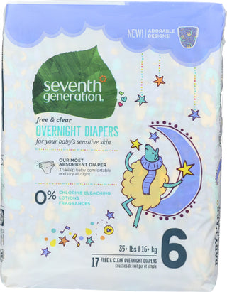 Seventh Generation Diaper Ovrnght Stg6
