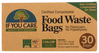 If You Care Bag Food Wste 3gal Cmpstble