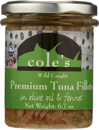 Coles Tuna Olive Oil W/fennel