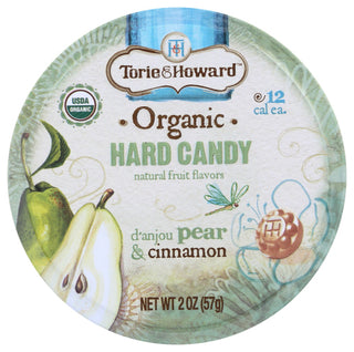 Torie & Howard Candy Tin Pear & Cnnmn