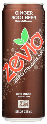 Zevia Soda Ginger Root Beer