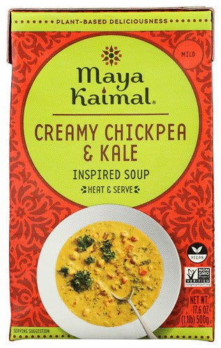 Maya Kaimal Soup Chickpea Kale Cream