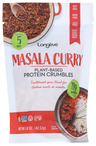 Longeve Brands Protein Crumble Curry