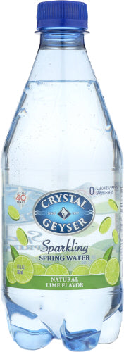 Crystal Geyser Water Mineral 4pk Lime