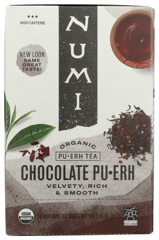 Numi Teas Tea Choc Puerh Org