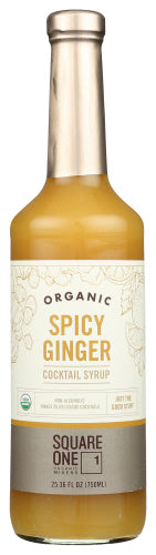 Square One Organic Spirits Syrup Spicy Ginger