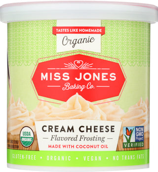 Miss Jones Baking Co Frosting Cream Cheese Org