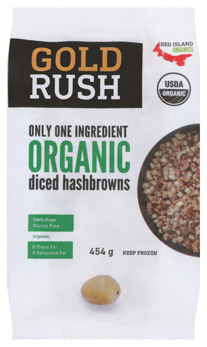 Gold Rush Organics Hashbrown Diced Org