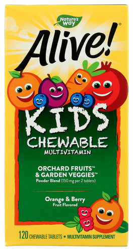 Natures Way Alive Child Chew 120chwtb