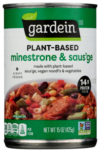 Gardein Soup Minestrone Sausage
