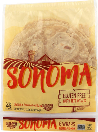 Sonoma Wrap Gf Teff Ivory