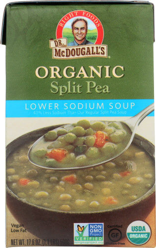 Dr Mcdougalls Soup Low Sodium Splt Pea