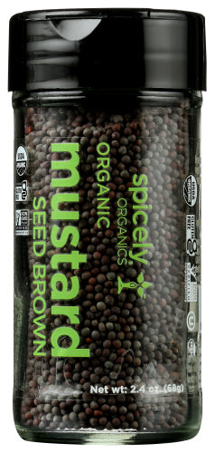 Spicely Organics Spice Mstrd Seed Brwn Jar