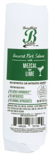 Brooklyn Cured Salami Pork Mezcal Lime