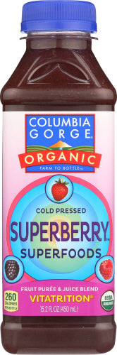 Columbia Gorge Organic Juice Cld Prsd Superberry
