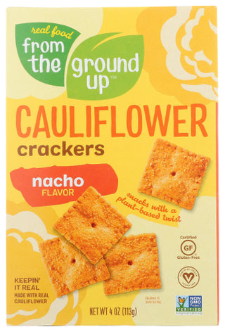 From The Ground Up Crackers Cauliflowr Nacho