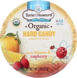 Torie & Howard Candy Tin Lemon Raspberry