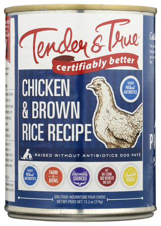 Tender And True Dog Fd Wet Chkn Brwn Rice