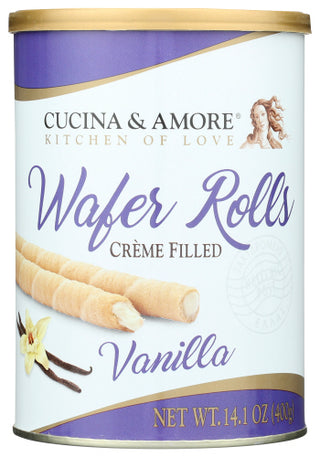 Cucina & Amore Wafer Rolled Vanilla