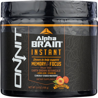 Onnit Alpha Brain Pwdr Peach