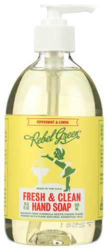 Rebel Green Soap Hand Pprmint Lemon