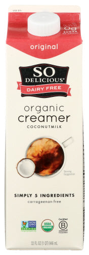 So Delicious Creamer Ccnut Orgnl