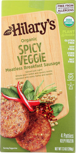 Hilarys Eat Well Sausages Brkfst Spc Vegge