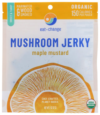 Eat The Change Jerky Mshrm Maple Mustard
