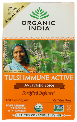 Organic India Tea Tulsi Immune Active