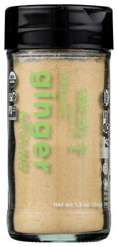 Spicely Organics Spice Ginger Ground Jar