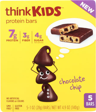 Think! Bar Kids Choc Chip 5pc
