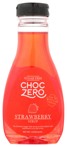 Choczero Syrup Strawberry Sgr Free