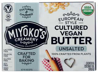 Miyokos Creamery Butter Unsltd Cltrd Vegan