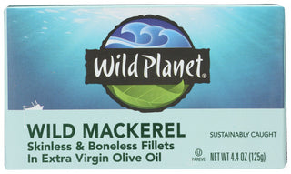 Wild Planet Mackerel Wld Fllt Evoo