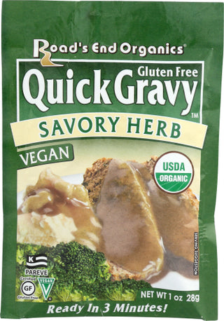 Roads End Gravy Mix Savory Herb Gf