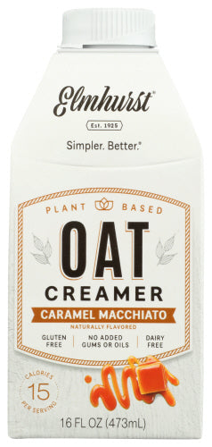 Elmhurst Oat Creamer Caramel Macch