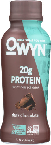 Owyn Vegan Prtn Rtd Dk Choc 4p