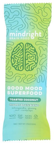 Mindright Bar Infsd Toasted Coconut