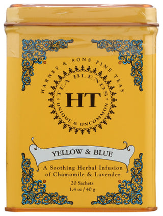 Harney & Sons Tea Ht Yellow Blue 20ea