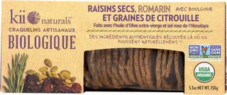 Kii Naturals Crisps Rasin Rsmry Pumpkn